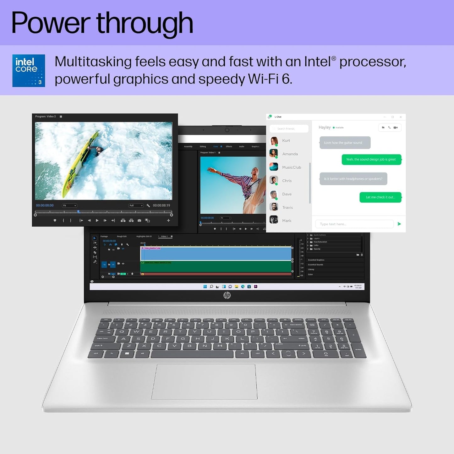 HP 17-CN400 Laptop | 17" 1920x1080 FHD | Core 5-120U - 1TB SSD Hard Drive - 16GB RAM | 10 cores @ 5 GHz Win 11 Pro Black (Renewed)