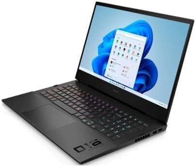 HP Omen 16 Laptop - Core i7 12700H, 16GB Ram, 1TB SSD - lnteI Iris Xe Graphics - 8GB Shared Graphics - 16Inch FHD 144Hz - Window 11 Home – Black (Open Box)