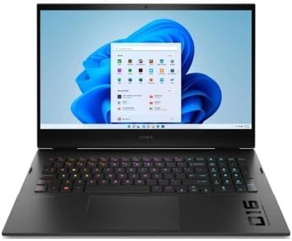 HP Omen 16 Laptop - Core i7 12700H, 16GB Ram, 1TB SSD - lnteI Iris Xe Graphics - 8GB Shared Graphics - 16Inch FHD 144Hz - Window 11 Home – Black (Open Box)