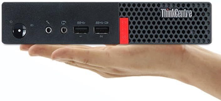 Lenovo ThinkCentre M910Q Tiny Desktop Computer, Intel Core i7-6700T Upto 3.6GHz, 32GB RAM, 1TB NVMe SSD, 4K 3-Monitor Support DisplayPort, HDMI, AC Wi-Fi, Bluetooth - Windows 11 Pro (Renewed)