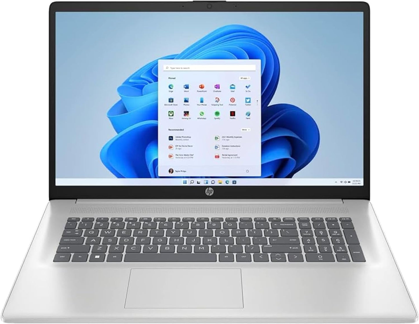 HP 17-CN400 Laptop | 17" 1920x1080 FHD | Core 5-120U - 1TB SSD Hard Drive - 16GB RAM | 10 cores @ 5 GHz Win 11 Pro Black (Renewed)