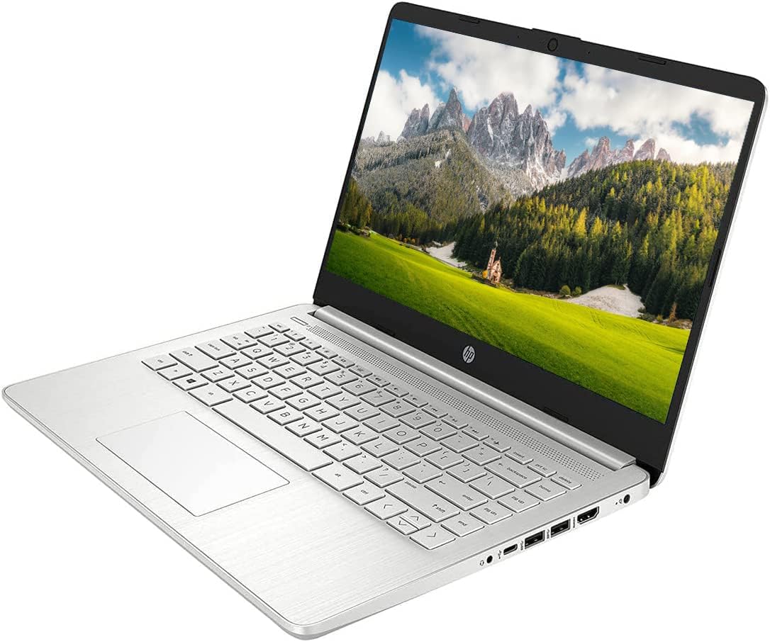 HP 14'' Full HD Screen Laptop, AMD Ryzen 3 3250U Processor, 8GB DDR4 RAM, 512GB SSD, USB Type-C, Wi-Fi, HD Webcam, HDMI, Windows 11 Home, Silver (Renewed)