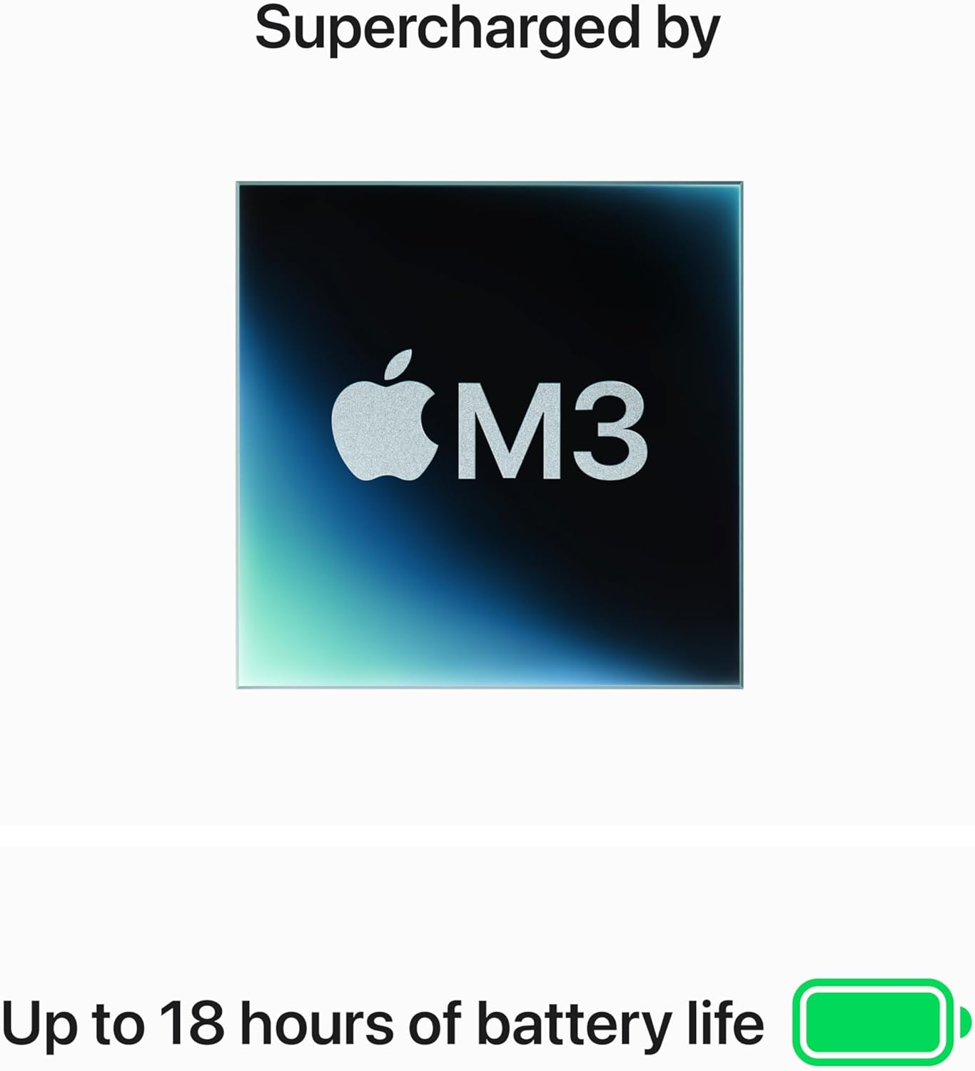 Apple 2024 MacBook Air (13-inch, Apple M3 chip with 8‑core CPU and 8‑core GPU, 8GB Unified Memory, 256GB) - Midnight (Renewed)