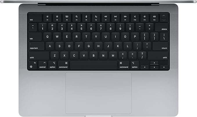 Apple 2021 MacBook Pro (14-inch, Apple M1 Pro chip with 8 core CPU and 14 core GPU, 16GB RAM, 512GB SSD) - Space Grey; English (Renewed)