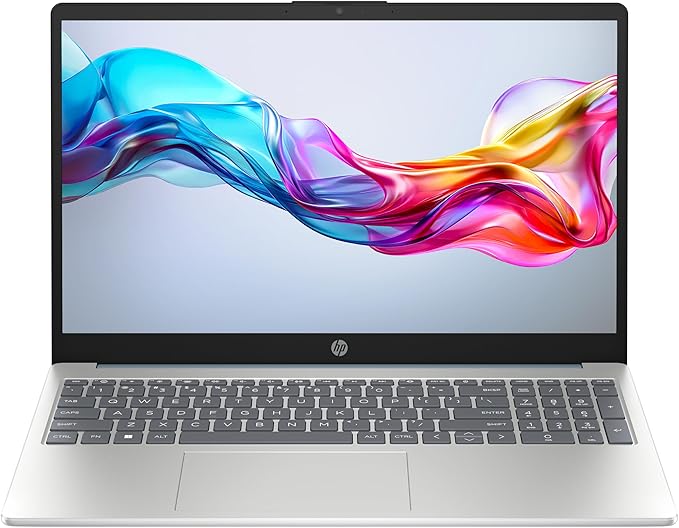 HP Laptop 15-fd1020ne, 15.6" FHD Display, Intel® Core™ Ultra 5-125H, 16GB DDR5 RAM, 512GB SSD, Intel® AI Boost (11 NPU TOPS), Eng/Arb Kb, Windows 11 Home, Natural silver (Open Box)