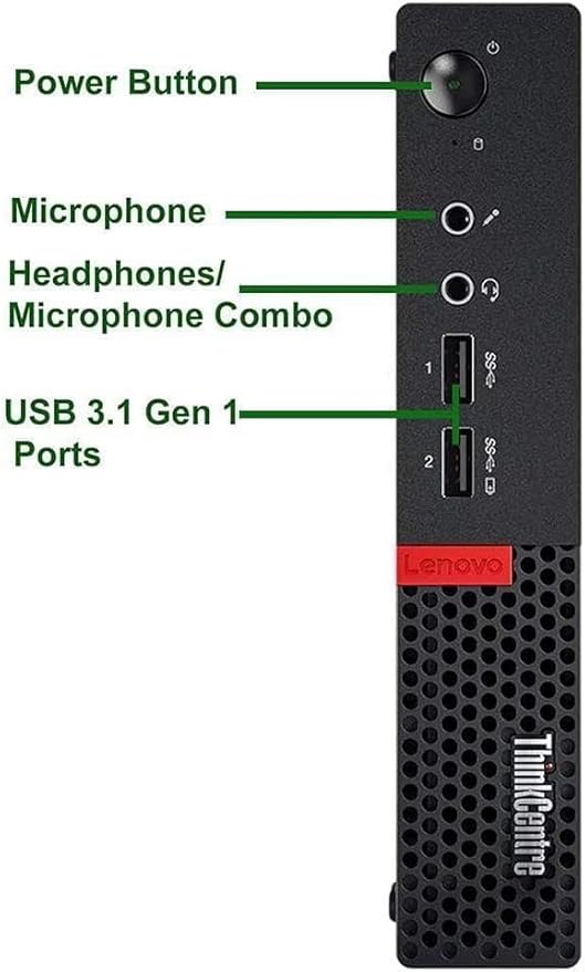 Lenovo ThinkCentre M910Q Tiny Desktop Computer, Intel Core i7-6700T Upto 3.6GHz, 32GB RAM, 1TB NVMe SSD, 4K 3-Monitor Support DisplayPort, HDMI, AC Wi-Fi, Bluetooth - Windows 11 Pro