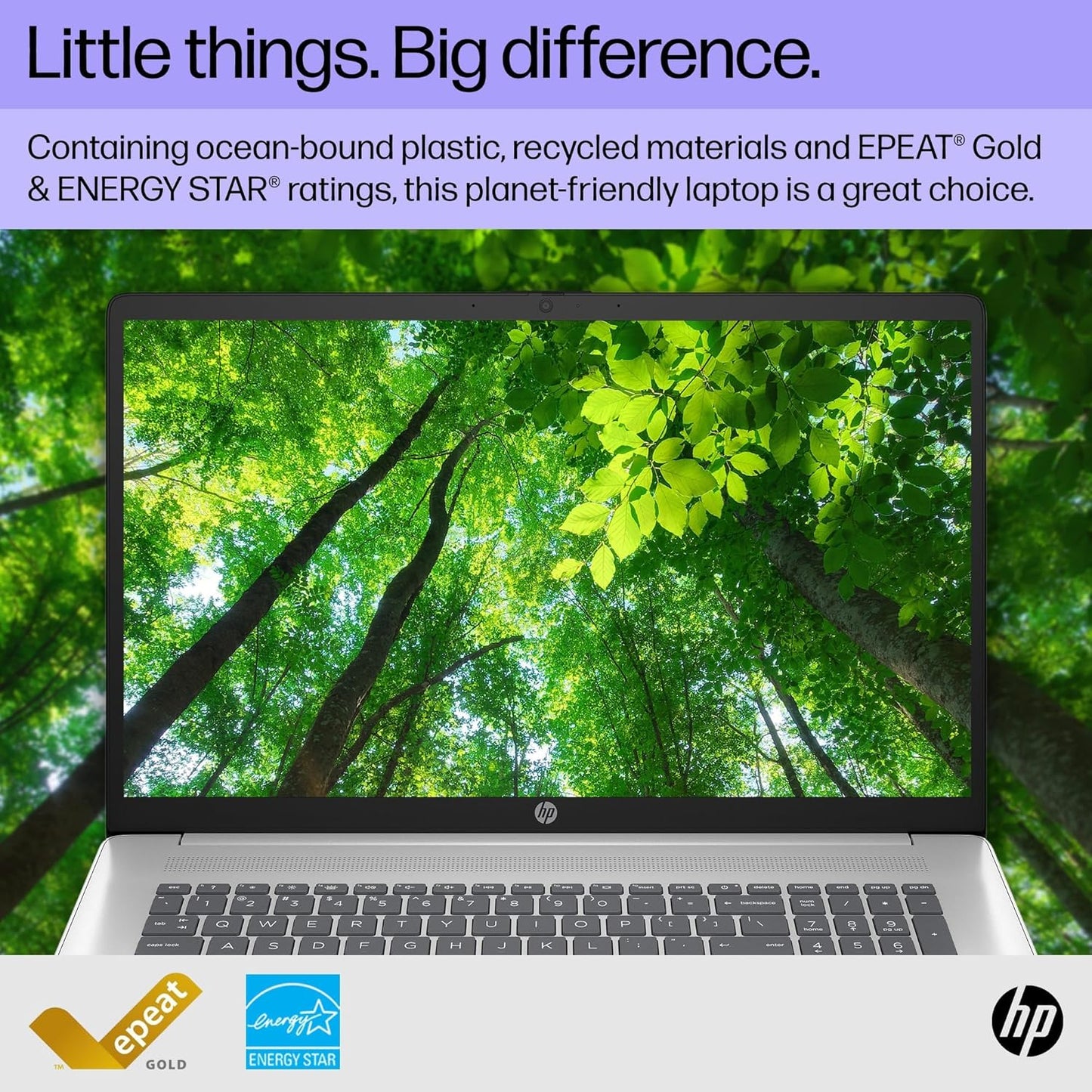 HP 17-CN400 Laptop | 17" 1920x1080 FHD | Core 5-120U - 1TB SSD Hard Drive - 16GB RAM | 10 cores @ 5 GHz Win 11 Pro Black (Renewed)